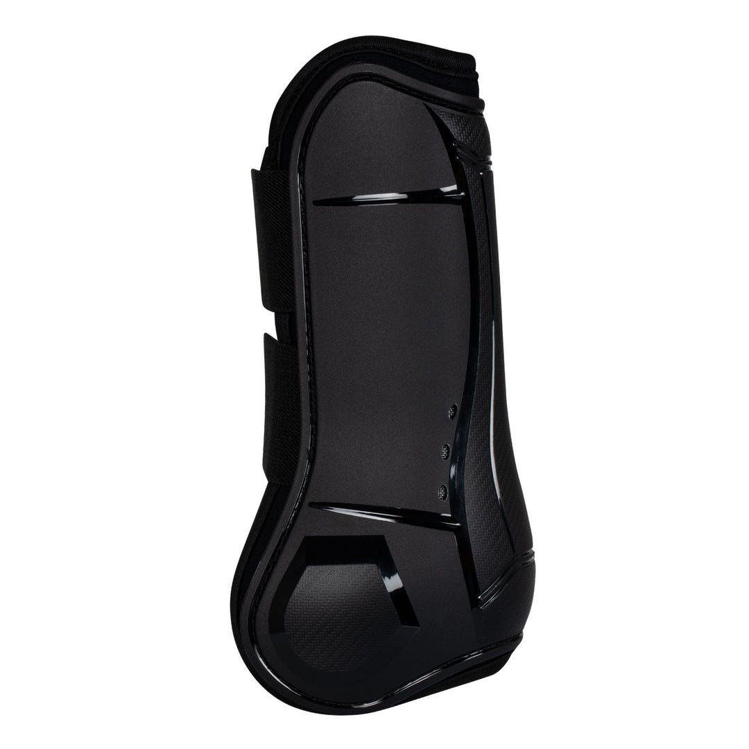 Anatomical tendon boots  with double hook-and-loop fasteners