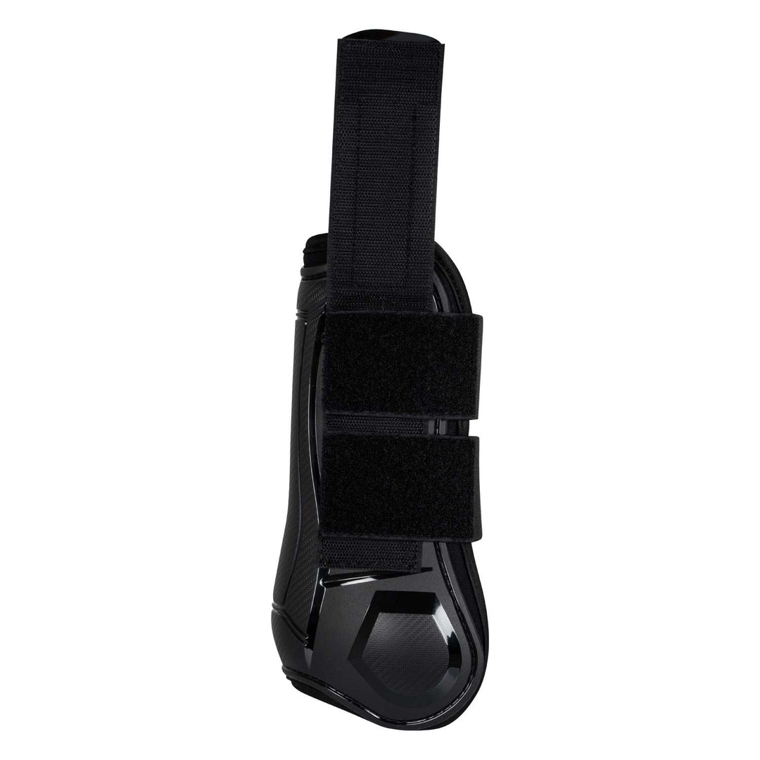 Anatomical tendon boots  with double hook-and-loop fasteners