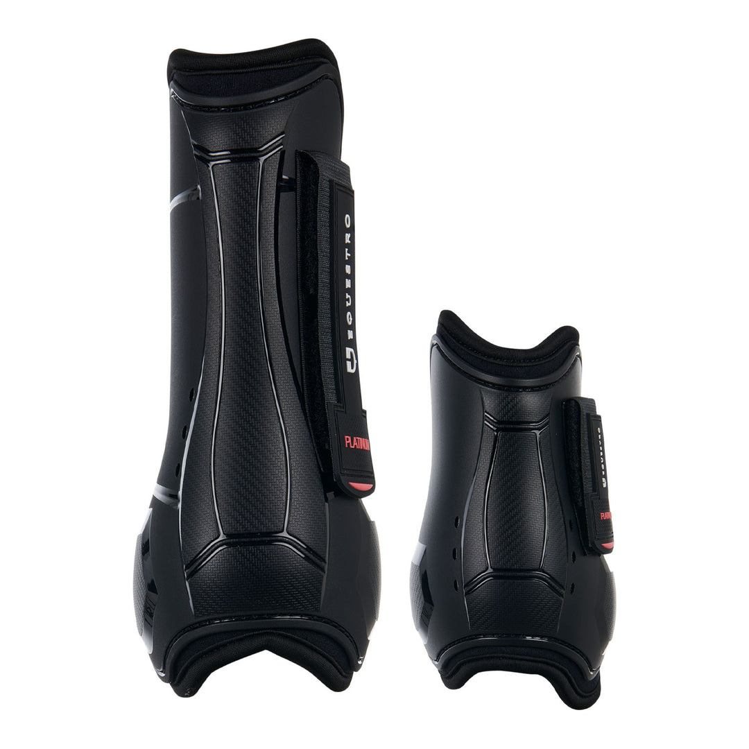Tendon boots and closed fetlock in TPU and ne BLACK