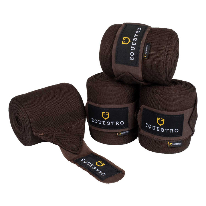 KNITTED BANDAGES BROWN