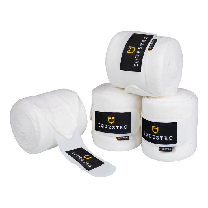 KNITTED BANDAGES WHITE