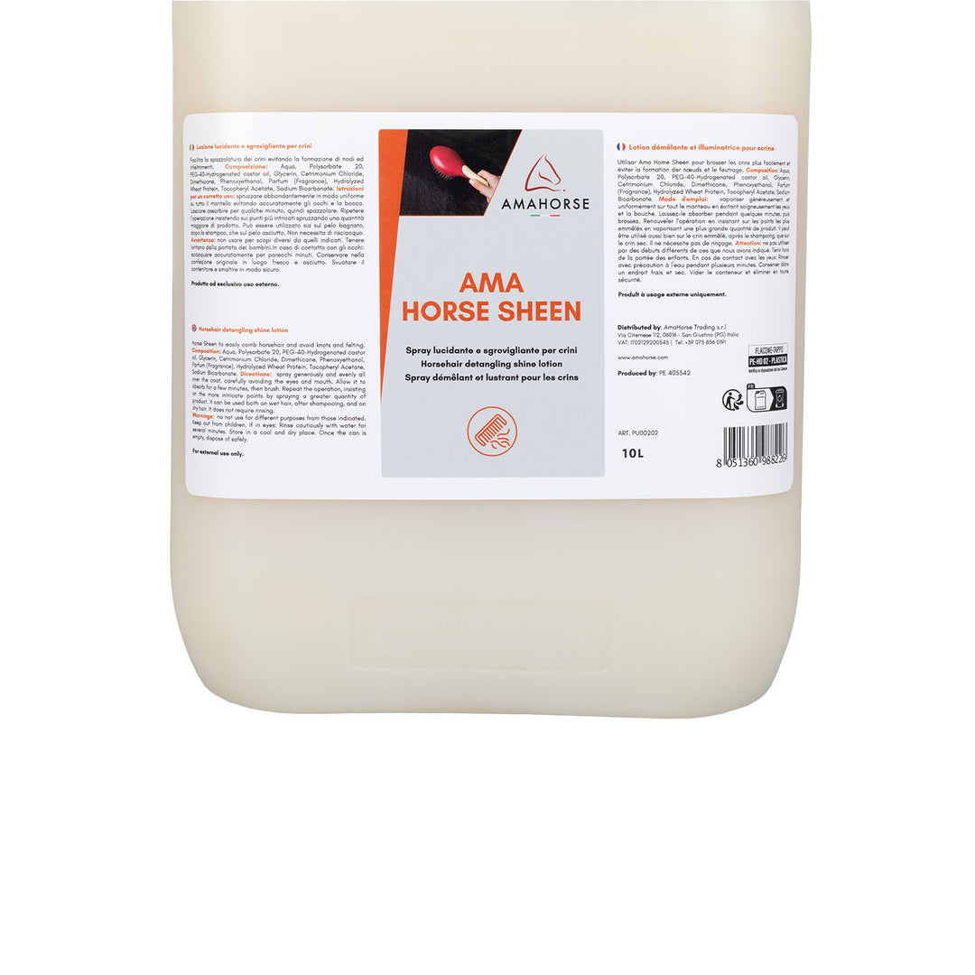 AMA HORSE SHEEN LOZIONE LUCIDANTE SGROVIGLIANTE (10 LT)
