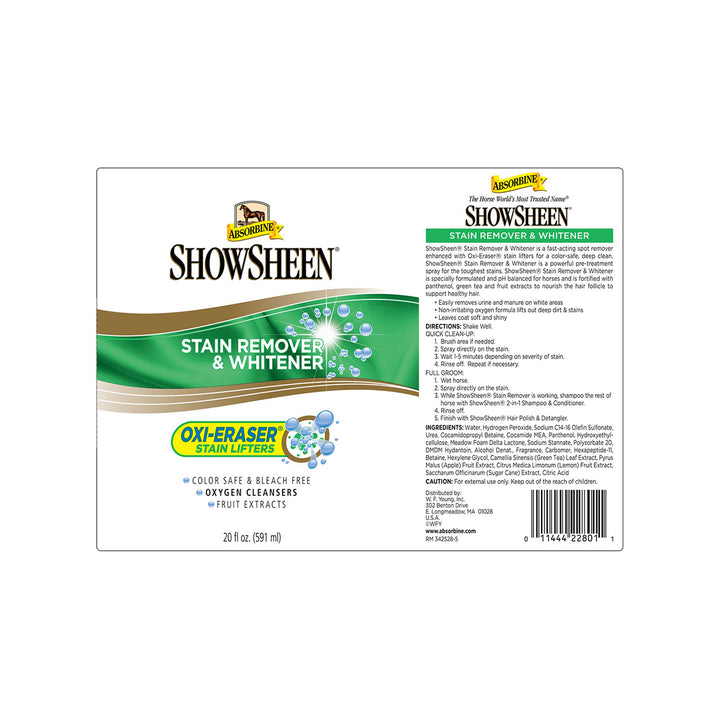 SHOWSHEEN STAIN REMOVER &amp; WHITENER (591 ML)