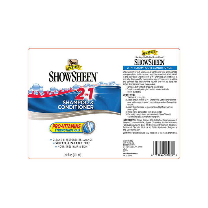 SHOWSHEEN SHAMPOO &amp; CONDITIONER (591 ML)