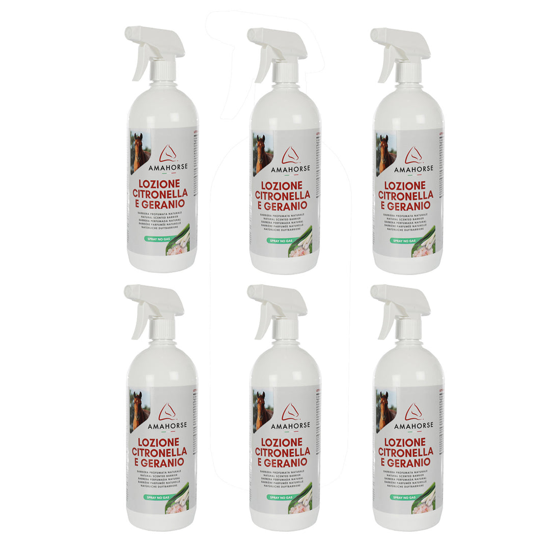 CITRONELLA &amp; GERANIO LOTION (1 LT) BOX 6 PCS