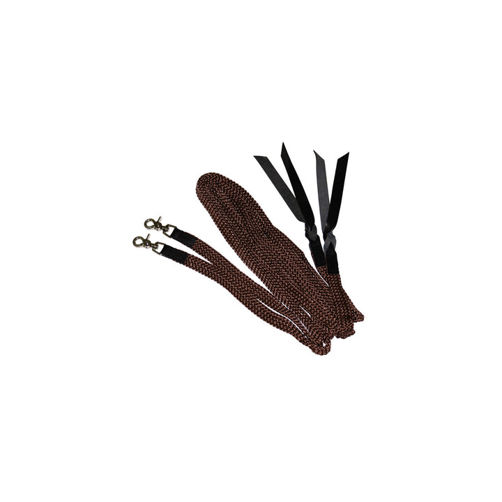 SOFT BRAIDED REINS WITH SNAPS HOOKS