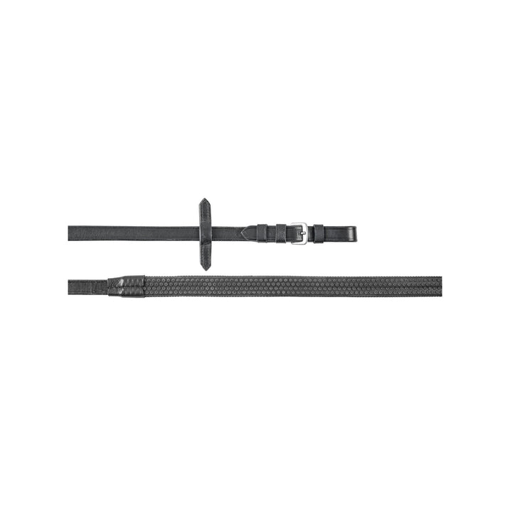 SUPREME RUBBER REINS BLACK