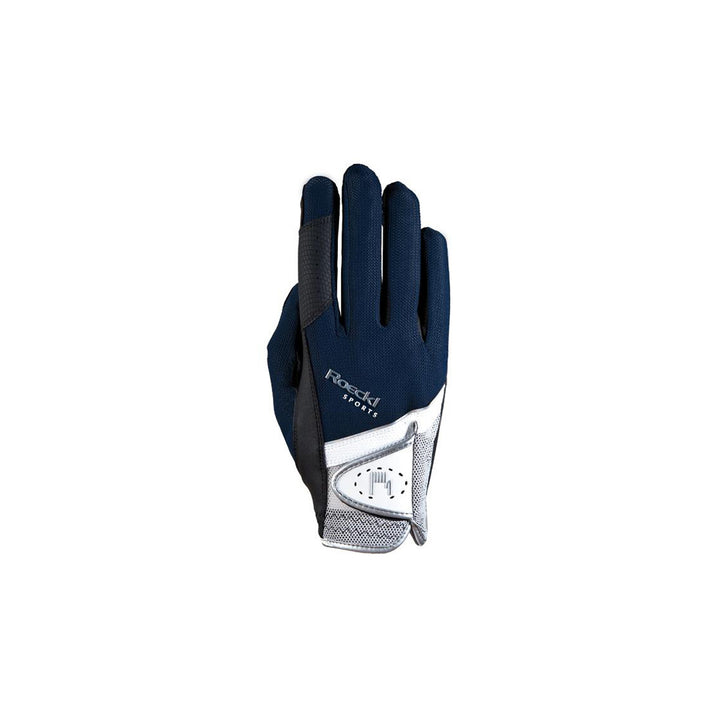 ROECKL GLOVE MADRID MODEL 0590-NAVY BLUE