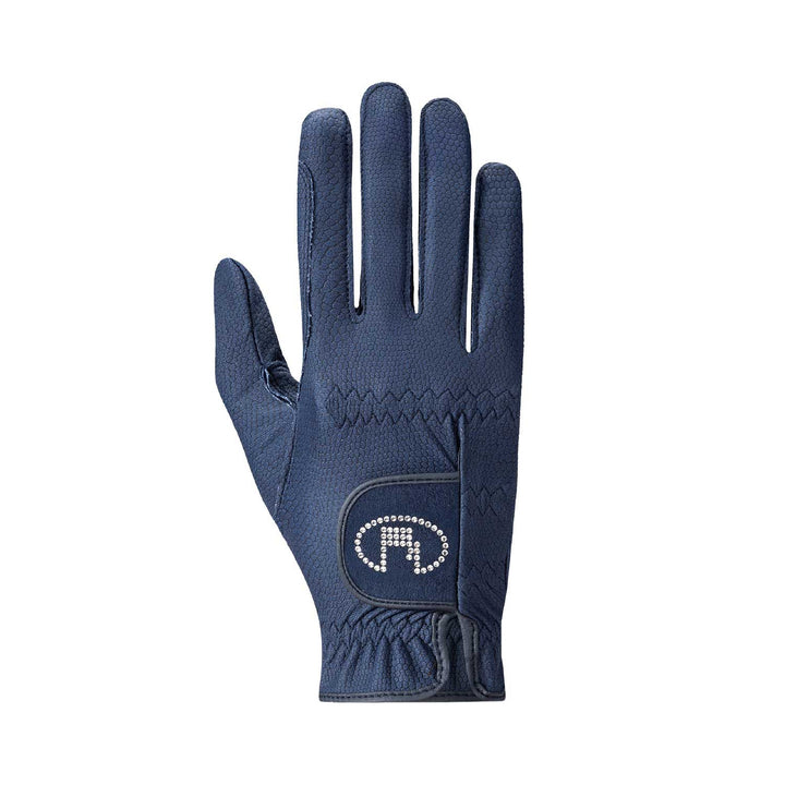 ROECKL GLOVE LISBOA MODEL 0590-NAVY BLUE