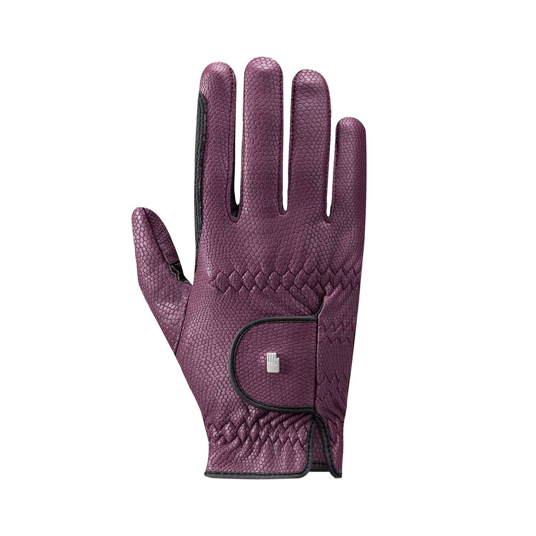 ROECKL GLOVES LONA MODEL 0485-GRAPE WINE