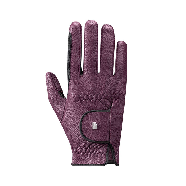 ROECKL GLOVES LONA MODEL 0485-GRAPE WINE