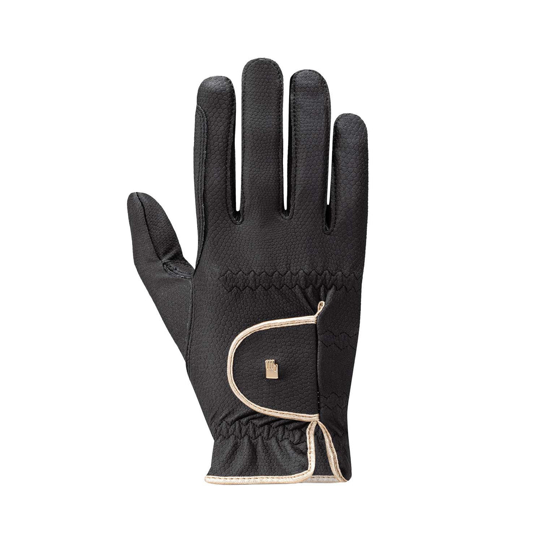 ROECKL GLOVES LONA MODEL 9006-BLACK/GOLD