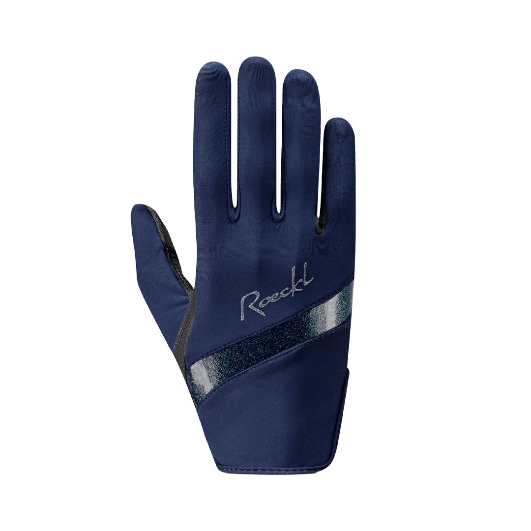 ROECKL LORRAINE MODEL GLOVES 0590-NAVY BLUE