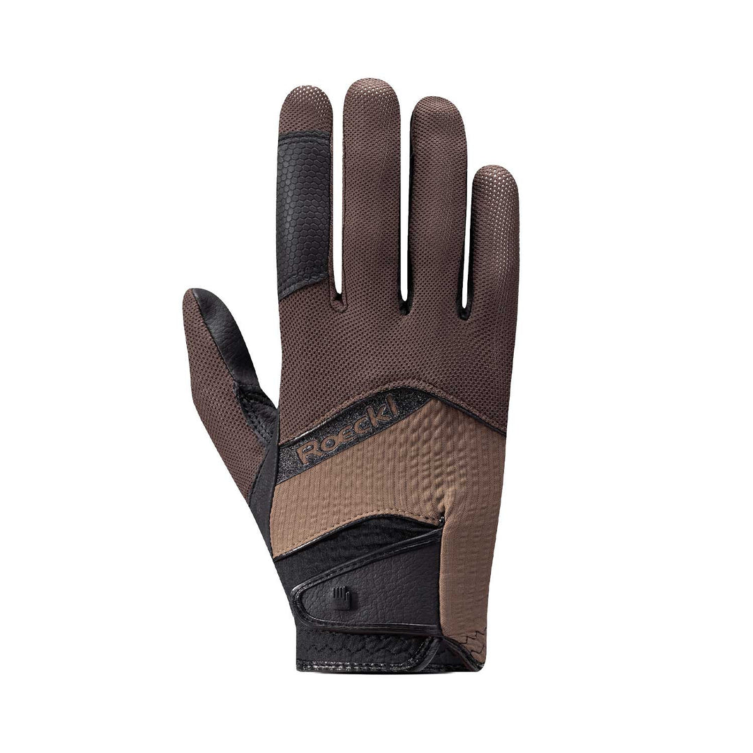 ROECKL MILLERO GLOVES 7902-DARK MOCHA/CHOCO MILK