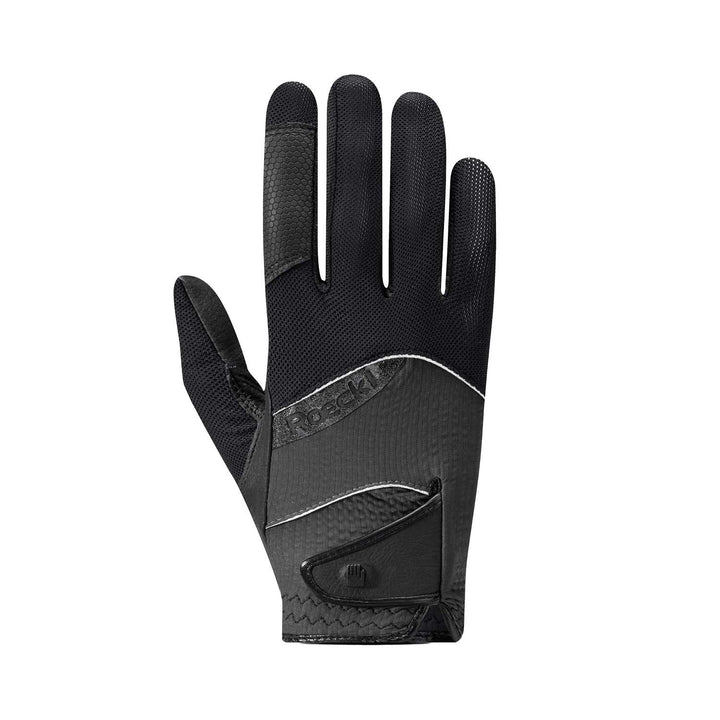 ROECKL MILLERO GLOVES 9082-BLACK/VULCANIC ASH