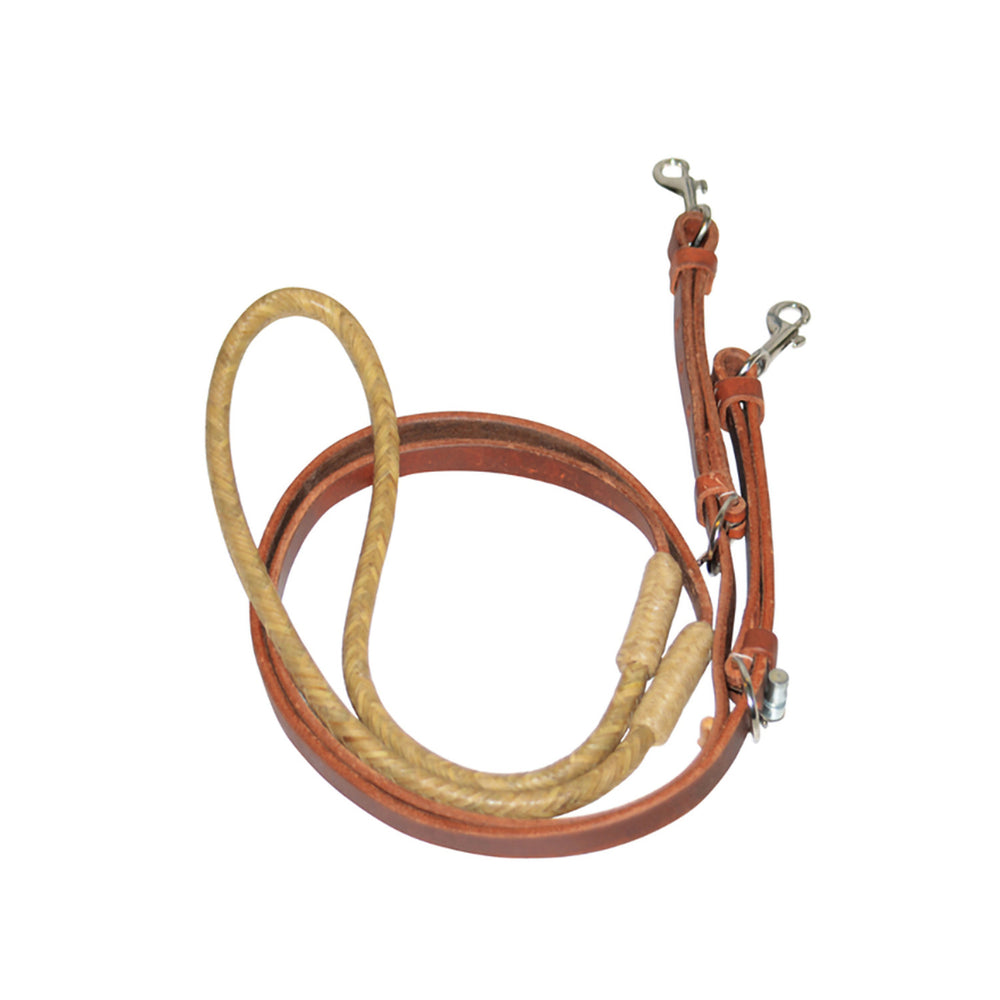 POOL'S RAWHIDE BARREL REINS BROWN