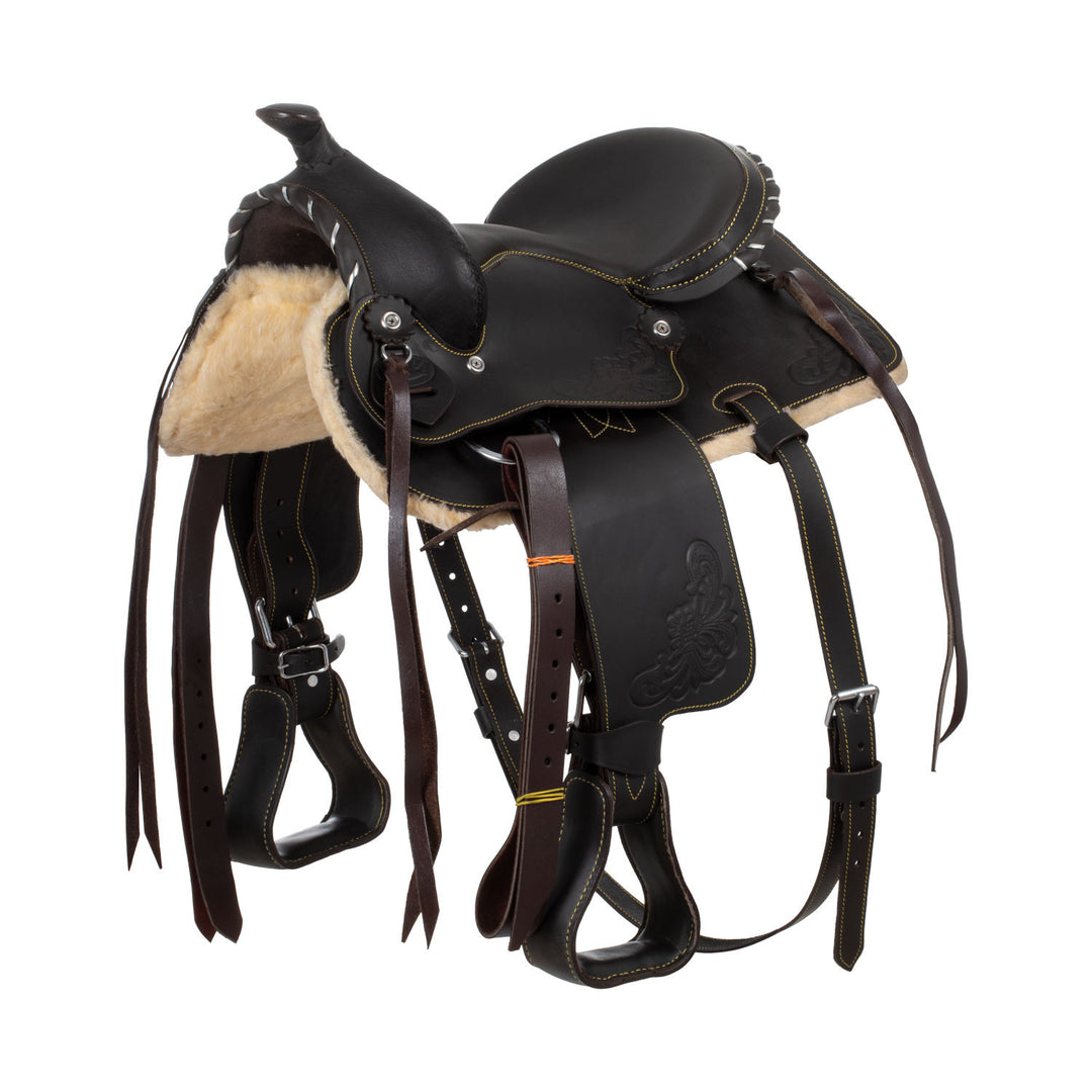LAKOTA PONY SADDLE PRIME PRO SILVER WIRE 13" BROWN