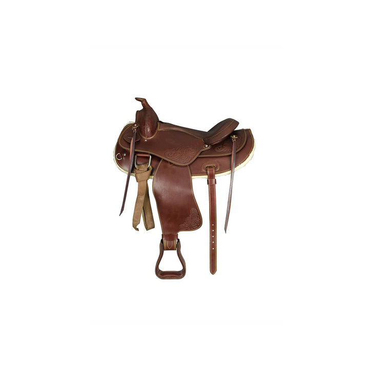 PRIME ROUND SKIRT LAKOTA SADDLE BROWN