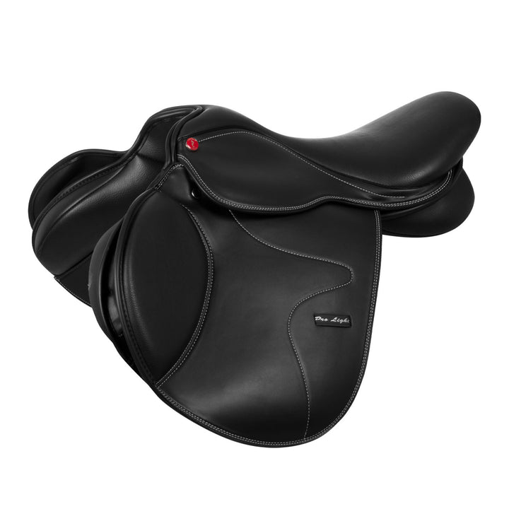 ROMA JUMPING SADDLE IN PU LEATHER BLACK
