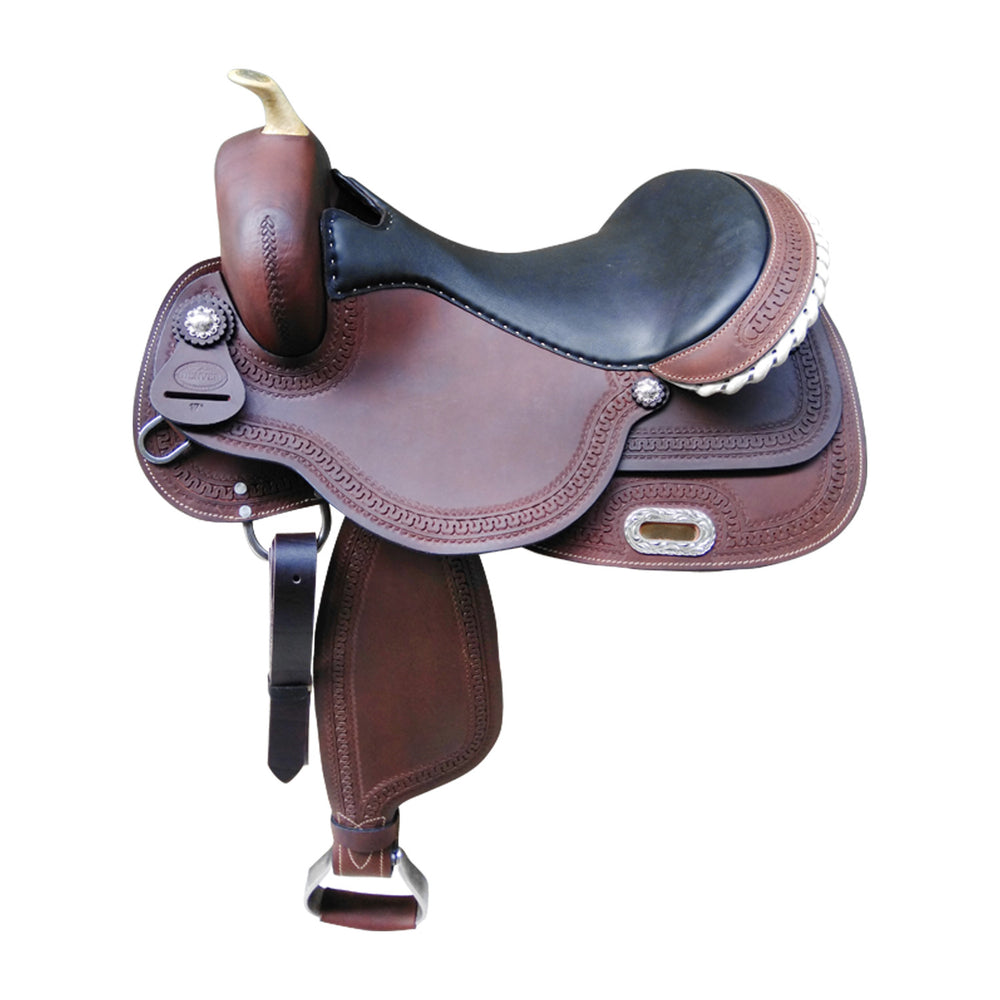 SADDLE REINING QUARTER MODEL BROWN