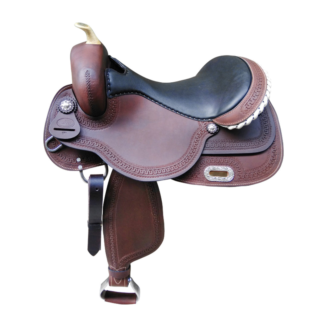 SADDLE REINING QUARTER MODEL BROWN