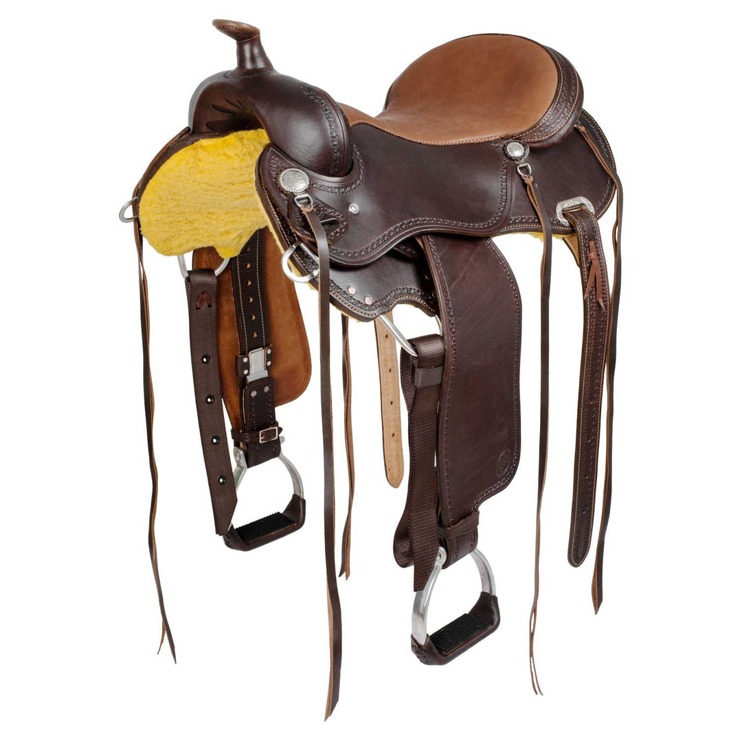 SADDLE TRAIL ROUND SKIRT 8020 FULL QUARTER SA BROWN