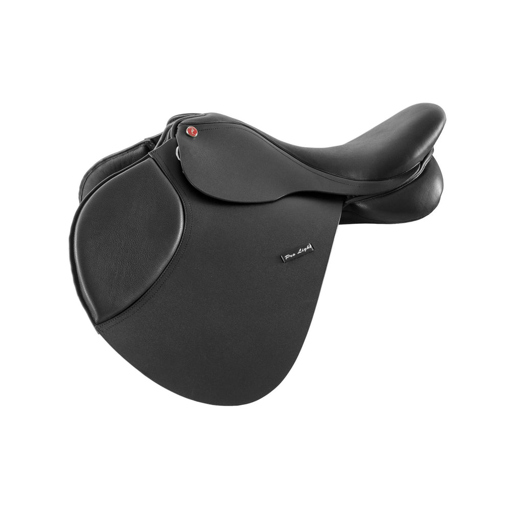 PRO LIGHT JUMPING LEATHER SADDLE SIENA MODEL BLACK