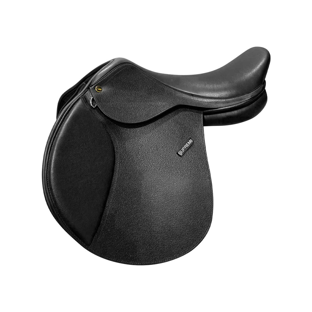 SUPREME JUMPING SADDLE WITH CHANGEABLE GULLET BLACK