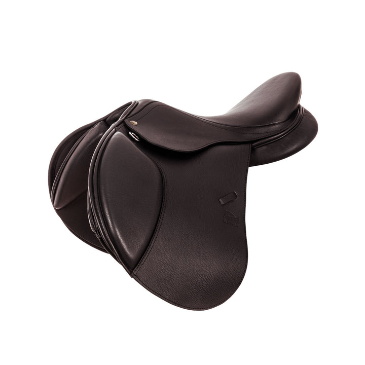 MIAMI JUMPING SADDLE WITH CHANGEABLE GULLET BROWN