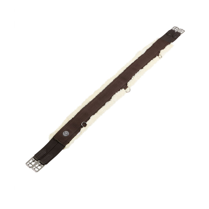 Jump girth in nylon with synthetic wool DARK BROWN