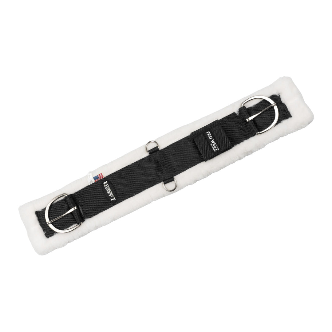 SYNTHETIC FLEECE SYNTHETIC WESTERN GIRTH BLACK