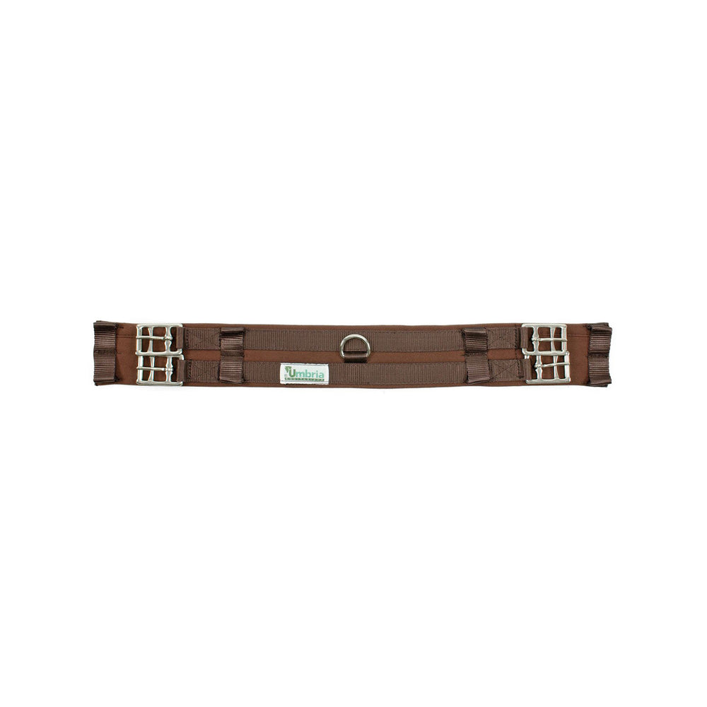 DRESSAGE WEB GIRTH BROWN