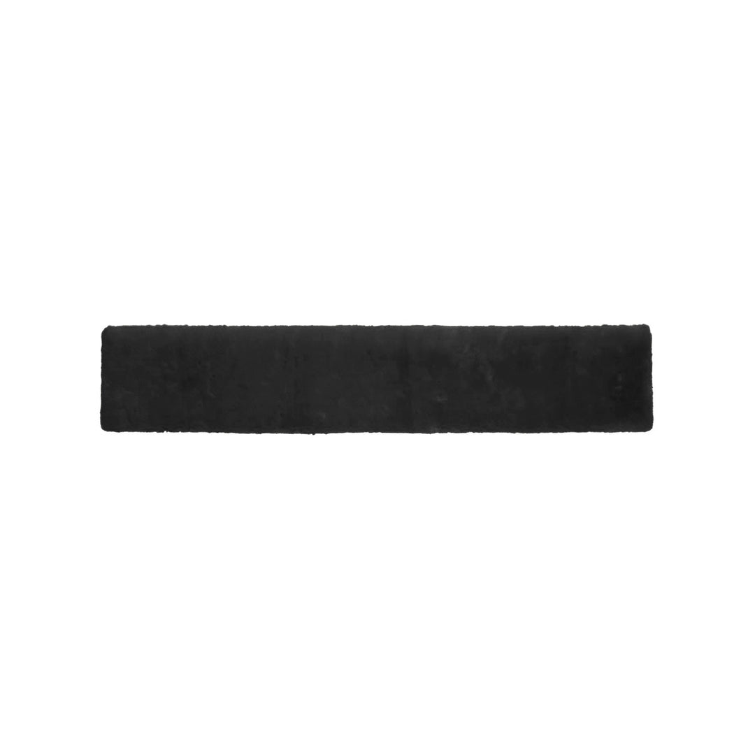 Synthetic sheepe skin girth cover BLACK