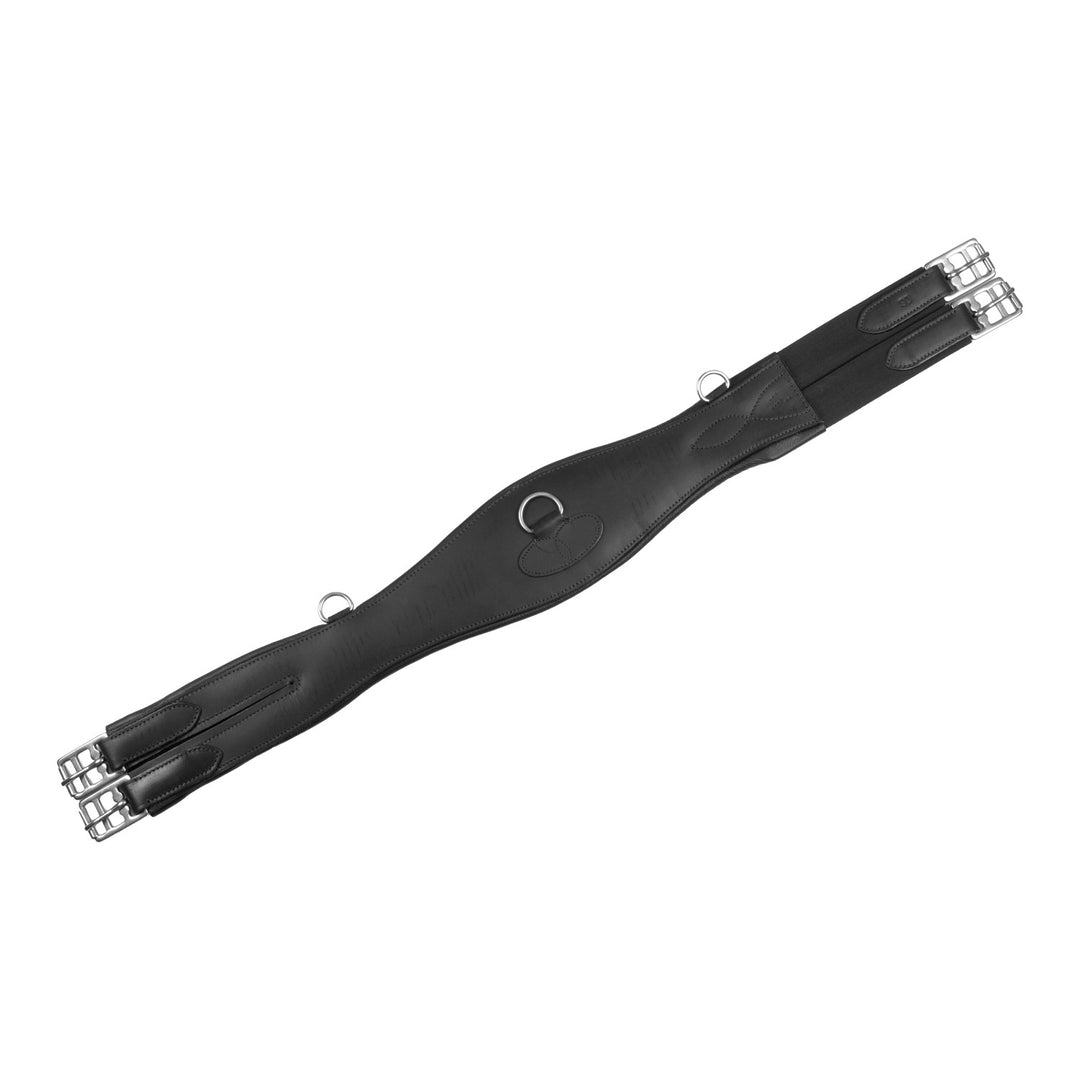 SUPREME SHAPED LEATHER GIRTH BLACK