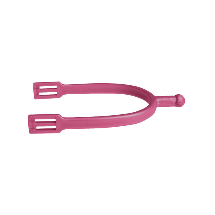 DROP-SHAPED PLASTIC SPURS + STRAPS V-PLAST (2 FUCSIA