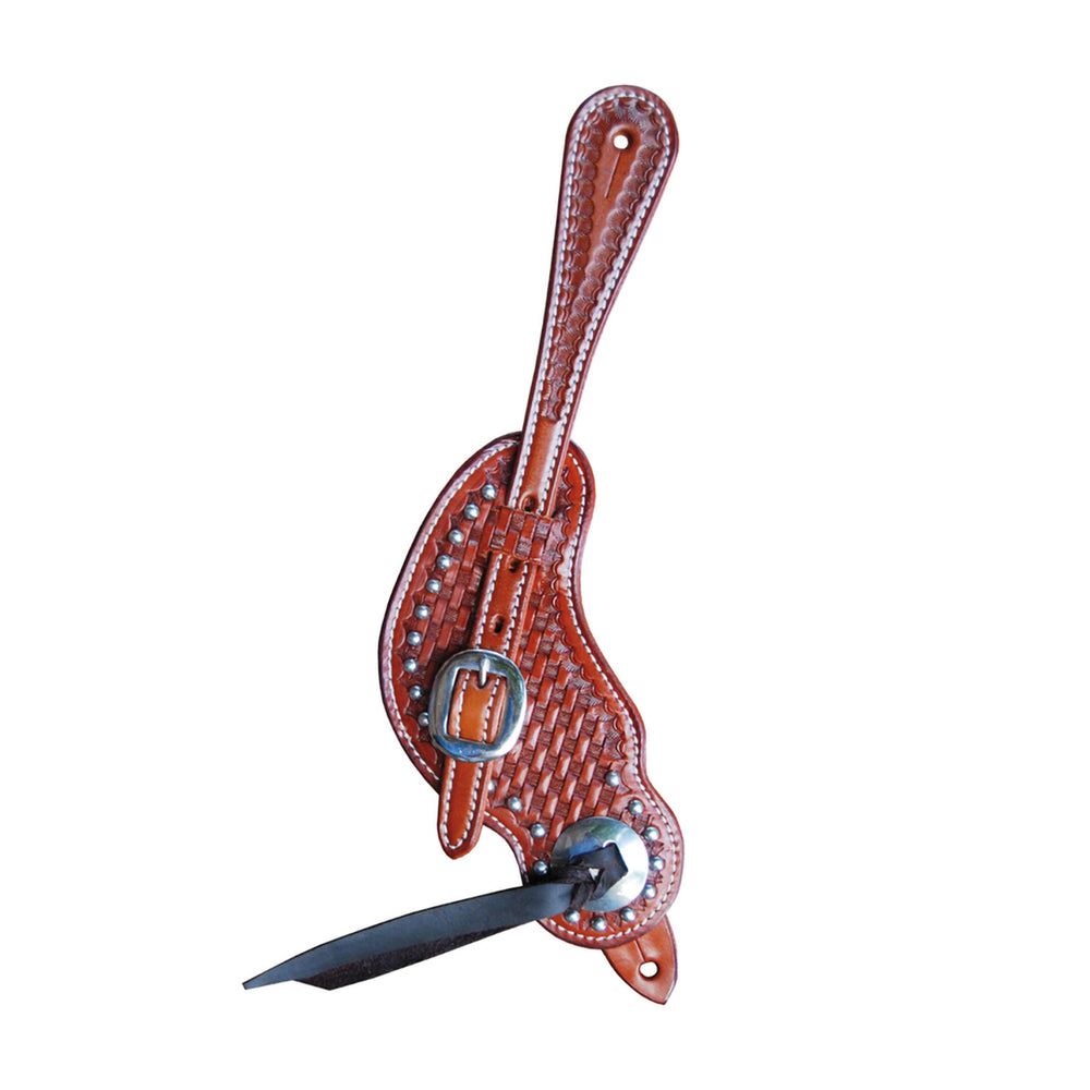 POOL'S WIDE SPURS STRAPS BASKET+SPOT BROWN