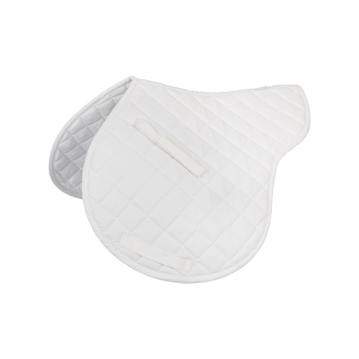 CLASSIC SHAPED SADDLE PAD WHITE