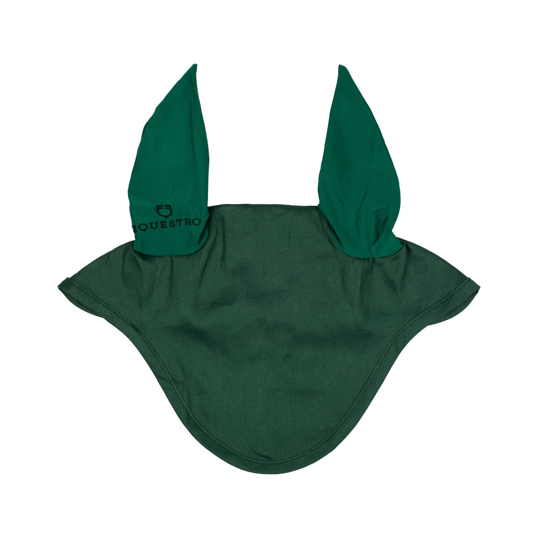Cotton fly veil with elasticated ears GREEN