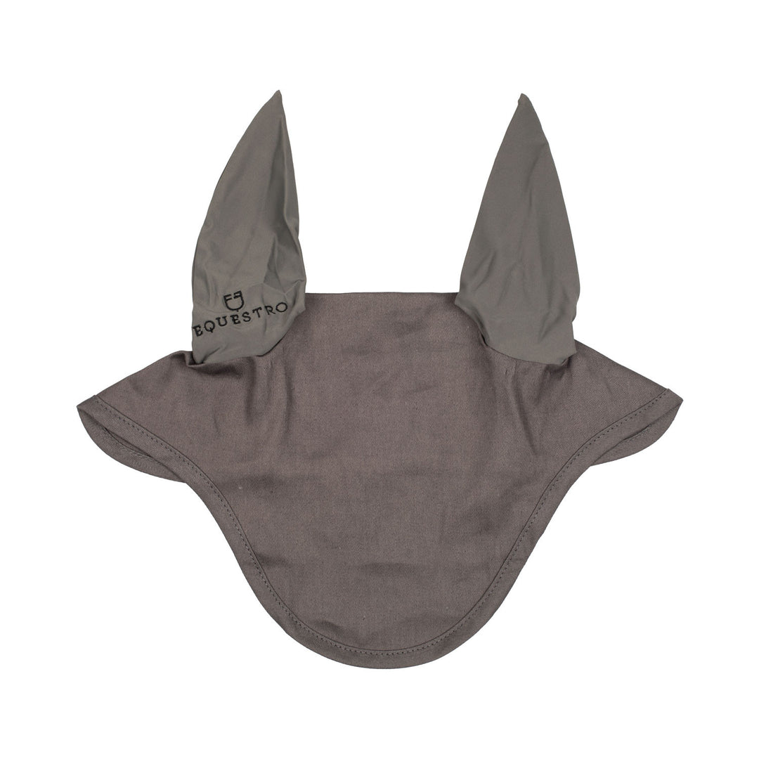 Cotton fly veil with elasticated ears GREY