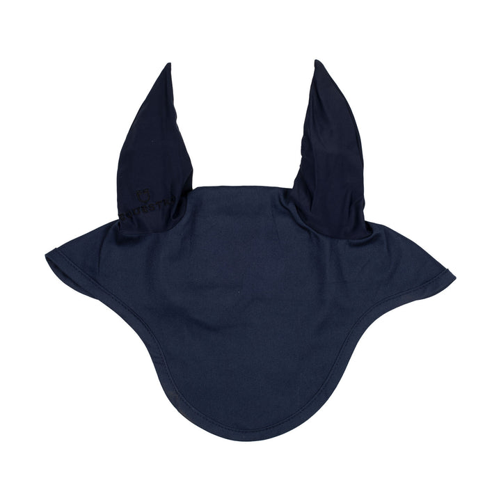 Cotton fly veil with elasticated ears NAVY