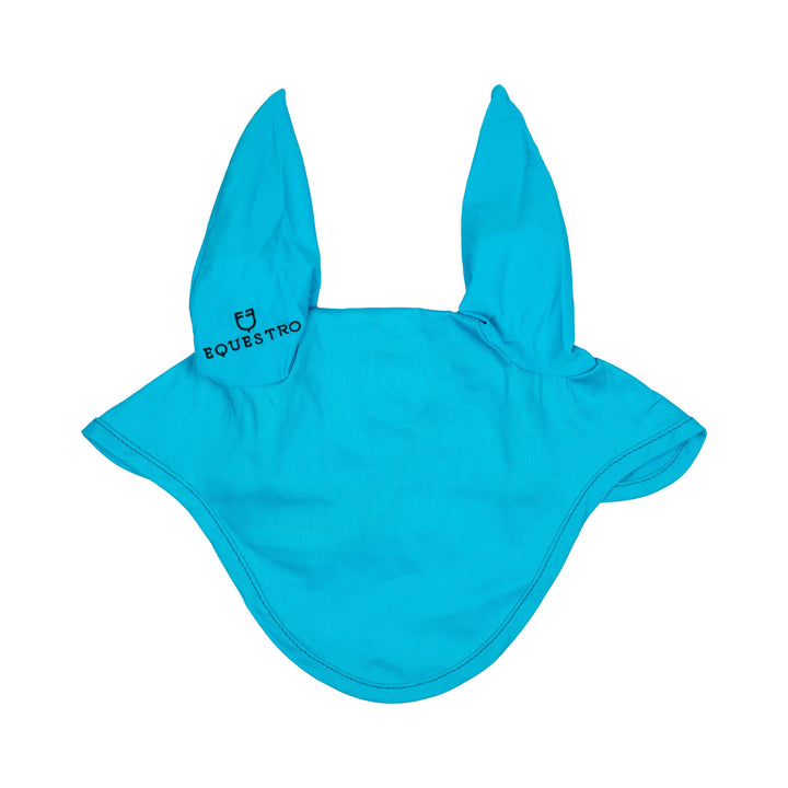 Cotton fly veil with elasticated ears TURQUOISE