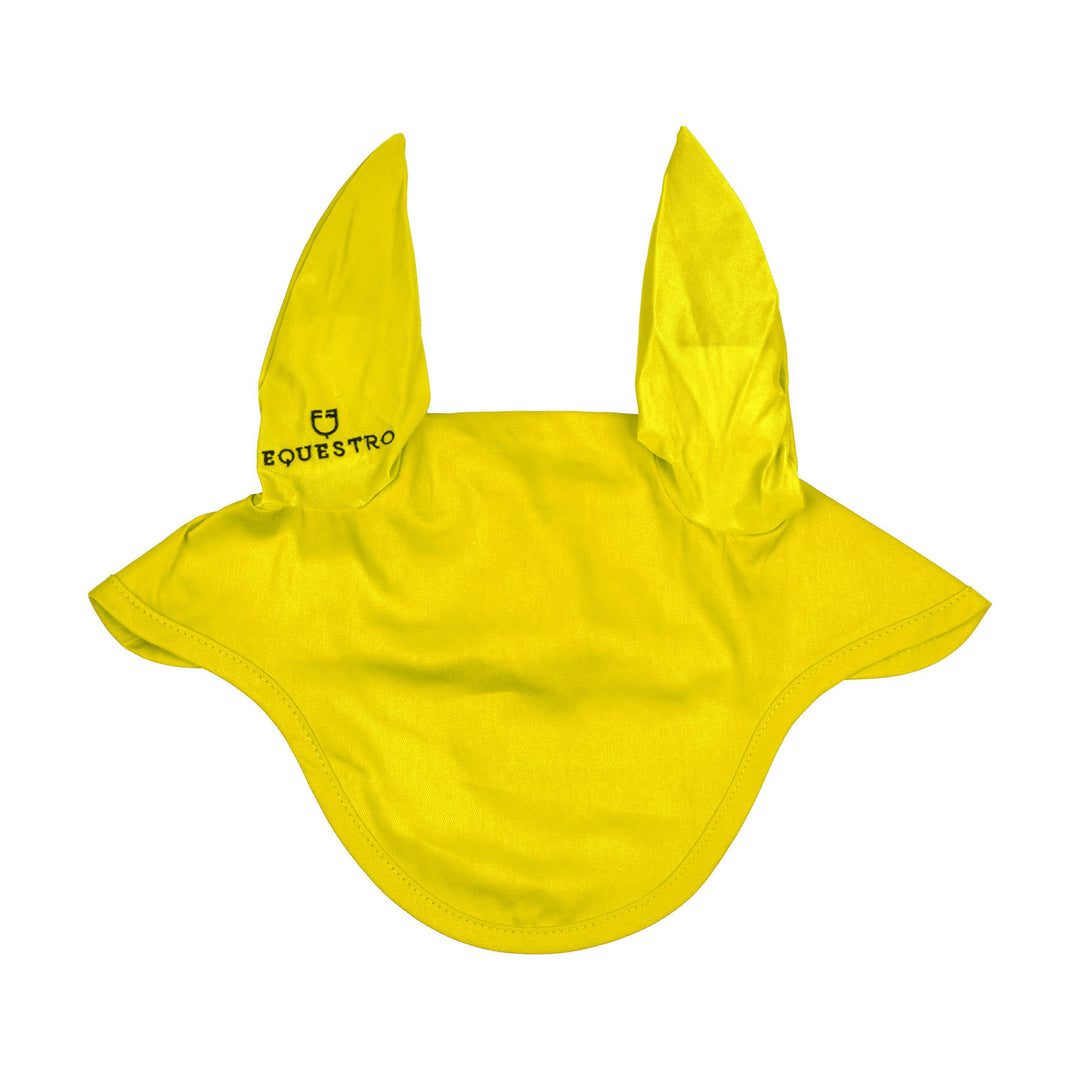 Cotton fly veil with elasticated ears YELLOW