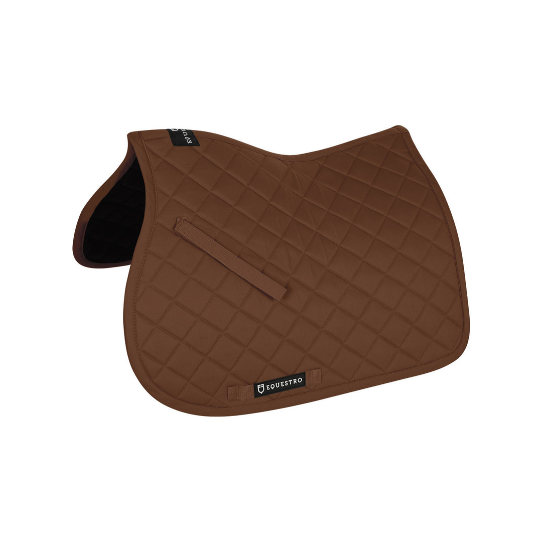 Cotton jumping saddle pad BROWN