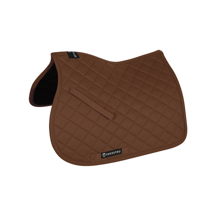 Cotton jumping saddle pad BROWN
