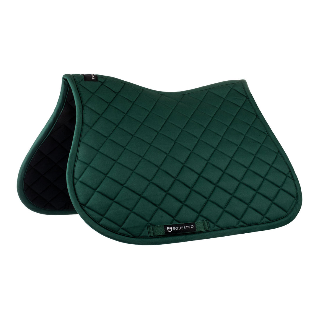 Cotton jumping saddle pad GREEN