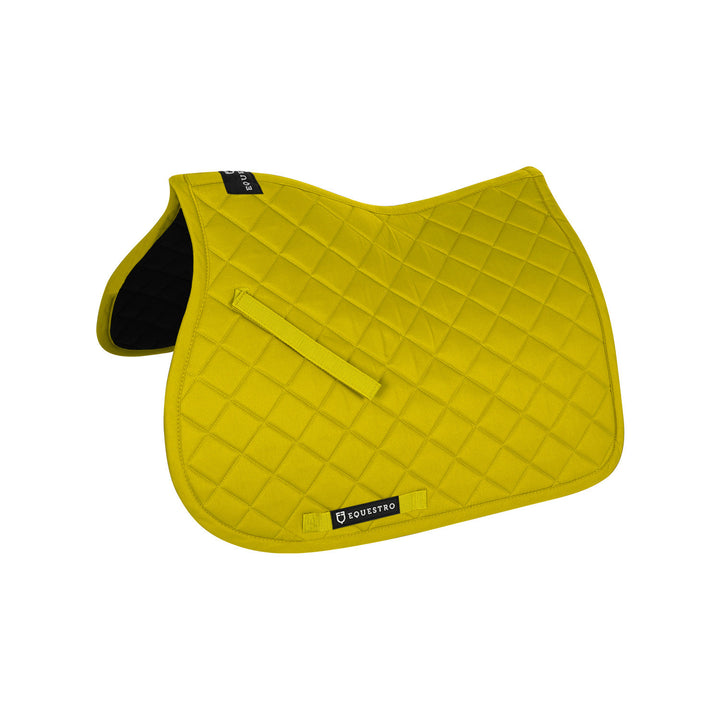 Cotton jumping saddle pad YELLOW