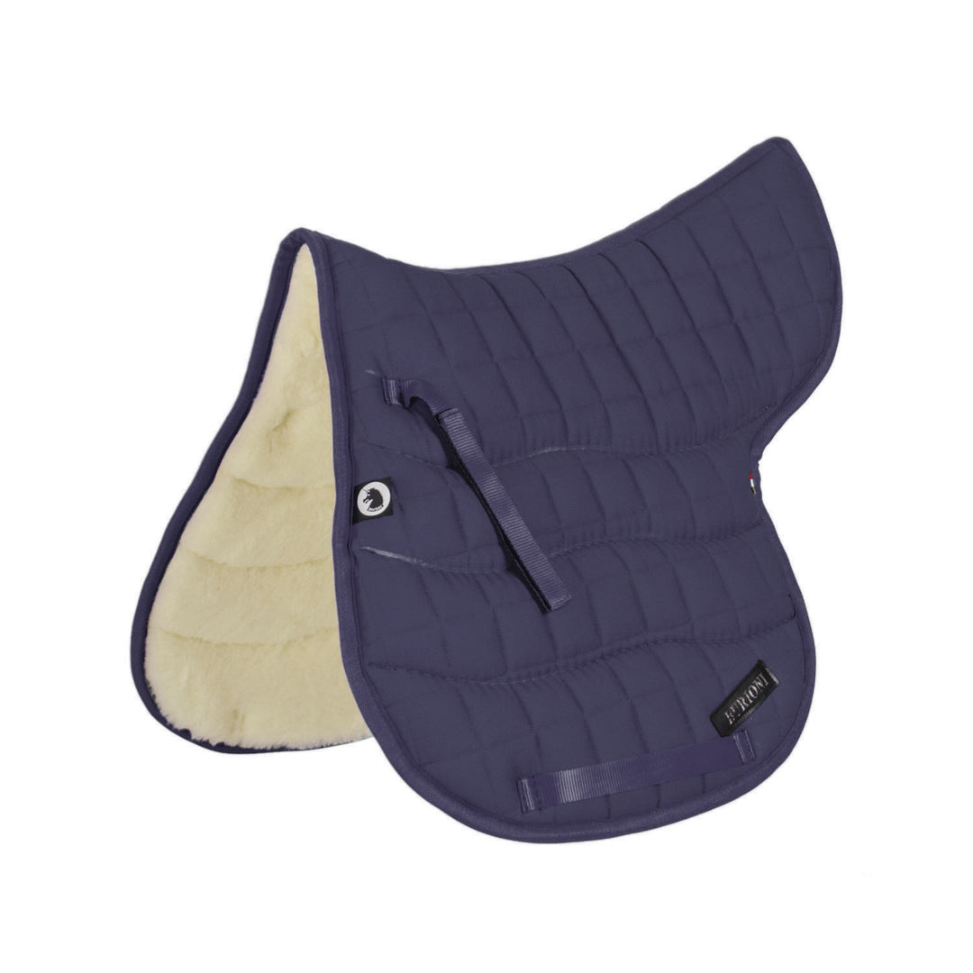 COTTON/WOOL SADDLE PAD NAVY