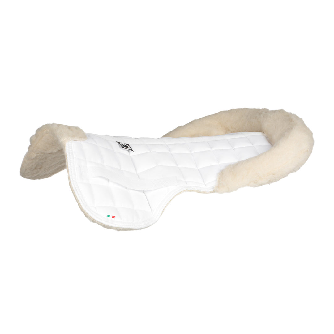 ANATOMICAL SYNTHETIC CUT RAISED PAD WHITE
