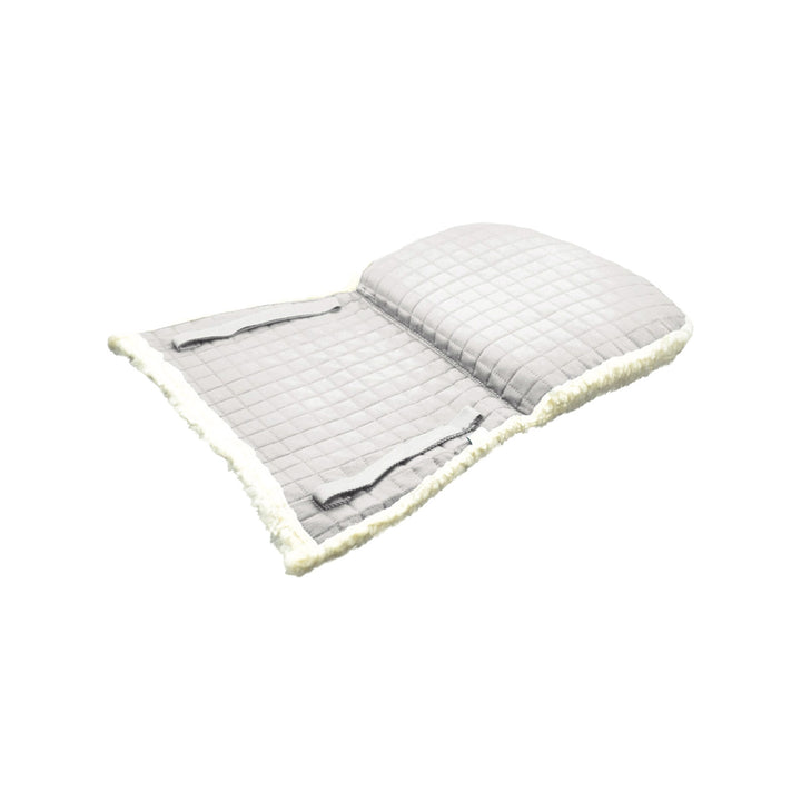 COTTON+SYNTHETIC FLEECE BACK PAD WHITE