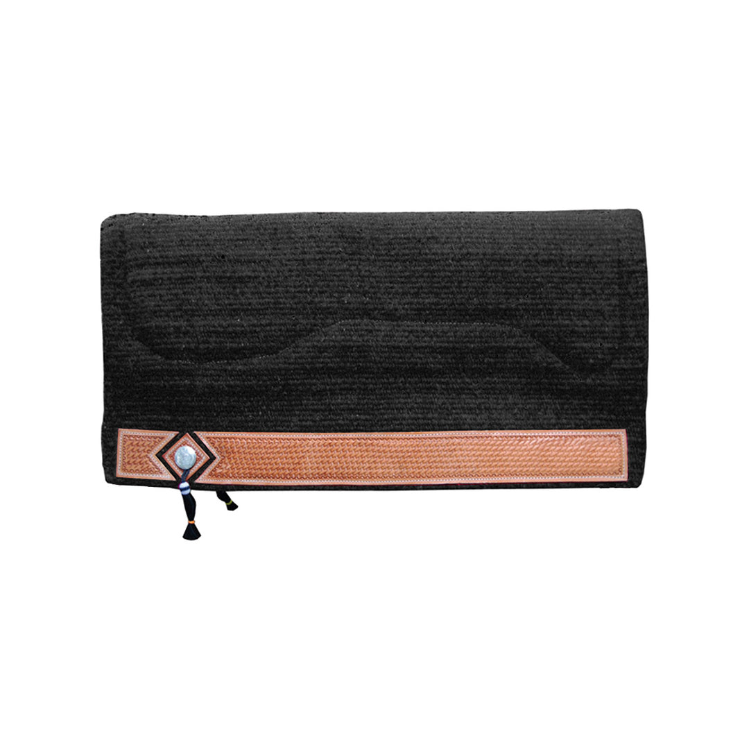 SHOW SADDLE PAD 36X34 BLACK